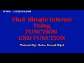 QBASIC In Nepali WAP to calculate simple interest Using FUNCTION END FUNCITON By NP Rijal