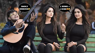 Badly Singing Prank With Twist | Valentine Special😻 Romantic Songs | Her Shocking Reactions😱Jhopdi K