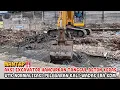 MANTAP‼️AKSI EXCAVATOR HANCURKAN TANGGUL BETON KERAS UNTUK NORMALISASI PELEBARAN KALI WADAS ERA KDM