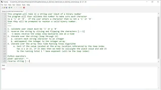 Python Program Convert a Binary Number to Decimal