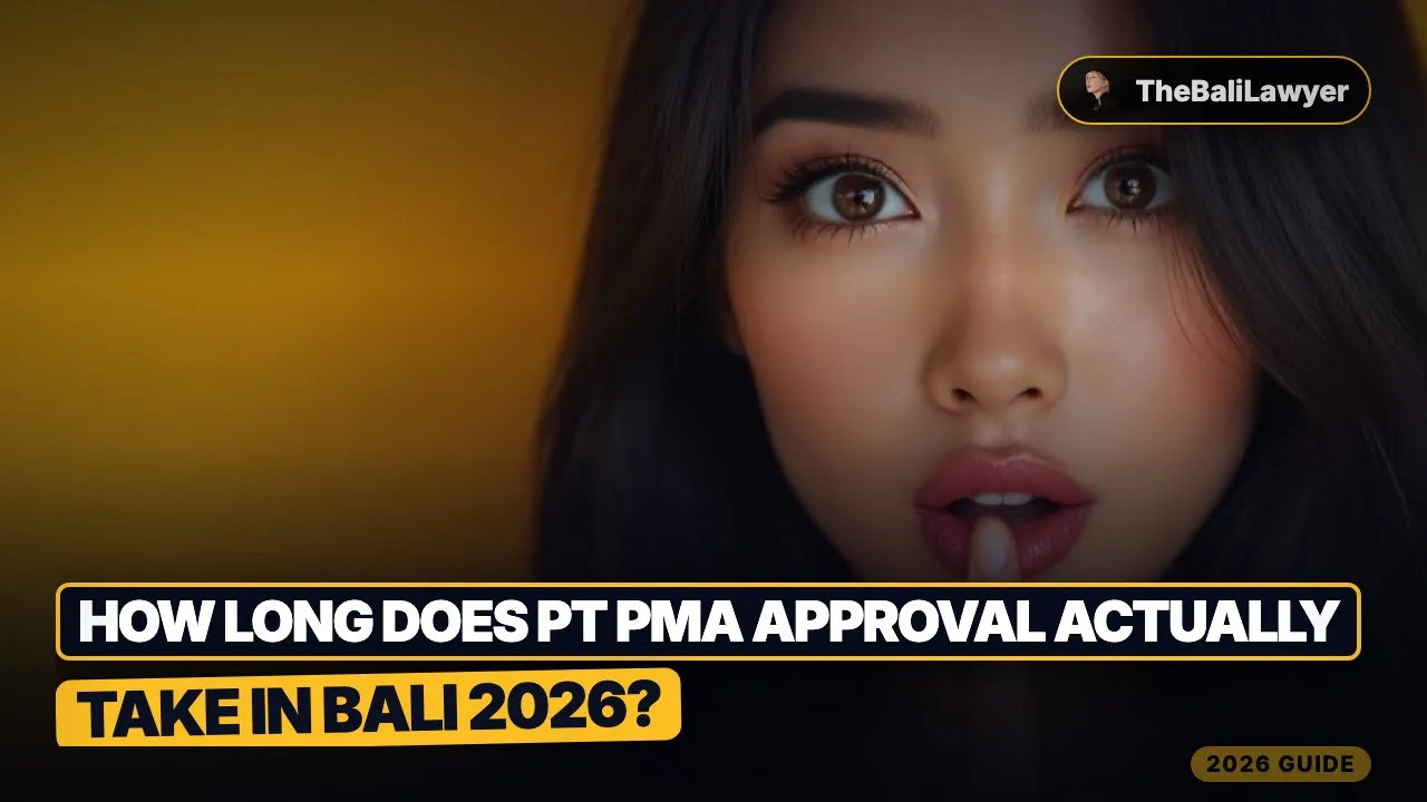 How Long Does PT PMA Approval Actually Take in Bali 2026?