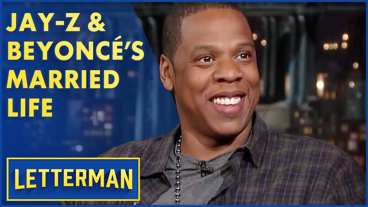 Jay-Z Describes Newly Married Life w/ Beyoncé | Letterman