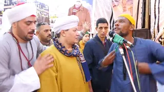 اسمع وشاهد مجاذيب السيد الرفاعي عاملين ايه مع الشيخ ايمن هريدي على المسرح دندنها