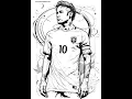 Free Printables Neymar Coloring Pages 44