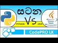 Python Vs Java Python Java Programming Languages 2021 Sinhala