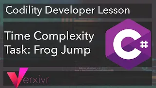 C Tutorial - Solving the Frog Jump Codility Developer Lesson using C