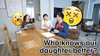 who knows our daughter better 