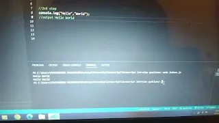 Day1of my 100days challenge Various types to write Hello world in Javascript