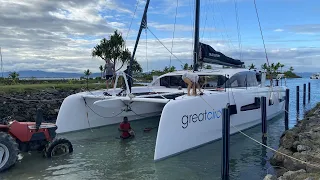 Repairing the boat in Vuda Marina – Fiji – Sailing Greatcircle (ep.281)