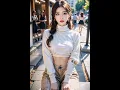 Download Lagu [4K] AI ART LOOKBOOK AMAZING COLLECTION‐Asian The Beautiful Girl Office Lady Sexy Girl