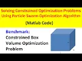 Solving Constrained Optimization Problems Using Particle Swarm Optimization Algorithm Matlab Code