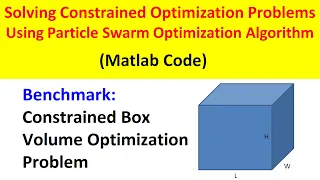 Solving Constrained Optimization Problems Using Particle Swarm Optimization Algorithm Matlab Code