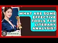 What Are Some Effective Tools for Literary Analysis Book and Author Club News