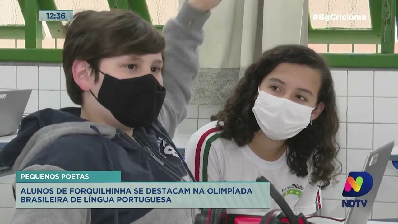 Alunos de Forquilhinha se destacam na Olimpíada Brasileira de Língua Portuguesa