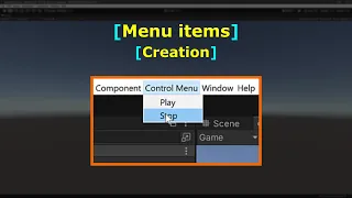 Creating Menu Items Editor Scripting C Unity Game Engine