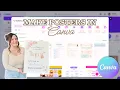 Making POSTERS IN CANVA print using Staples DIY poster designing using CANVA
