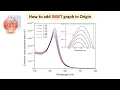 How to add INSET graph in Origin
