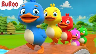 5 little ducks kids songs buboo nursery rhymes u0026 fun kids videos