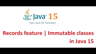 Java 15 new features Records in Java 15 Java Beam