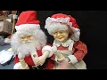 SANTA MR MRS CLAUS MERRY ON ETTES ANIMATED ILLUMINATED CHRISTMAS FIGURES EBAY PRODUCT TEST