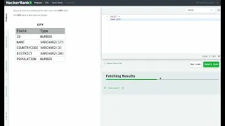 Hackerrank SQL Solution Basic SQL - Select All