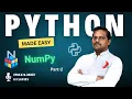 Python NumPy 3 Part 2 Python Made Easy