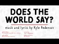 Does The World Say by Kyle Pederson