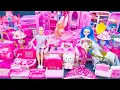 Download Lagu 18 Minutes Satisfying With Unboxing Pink Barbie Mermaid Princess Bedroom Family Party Playset Review