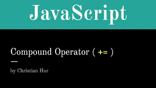 JavaScript - Compound Operator