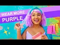 PURPLE COLOR HAUL - How to wear purple for fall Haul by COLOR ME COURTNEY