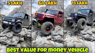 Winner of most extreme 4 4 offroad challenge Gypsy vs Vairi vs Daddy 700