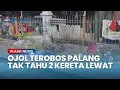Download Lagu Tak Tahu Ada Dua Kereta Lewat, Pengemudi Ojol Tertabrak Commuter Line di Jakbar