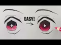 HOW TO DRAW ANIME EYES - Tanjiro Kamado Kimetsu no Yaiba