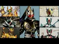 Lagu Kamen Rider Blade All Riders Henshin and Finisher (Blade - Glaive)