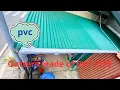DIY - how to make gutters with pvc pipes