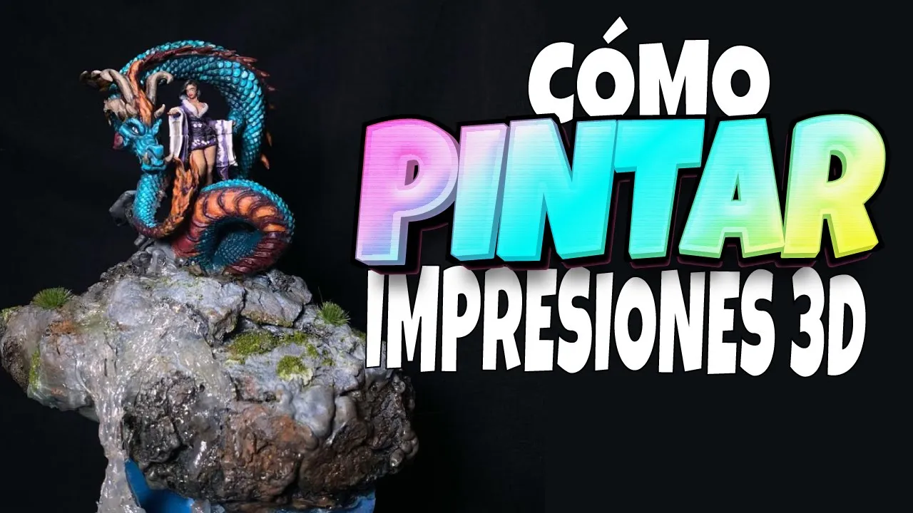 🚨👉¿Cómo INICIAR a PINTAR tu piezas impresas en 3D?