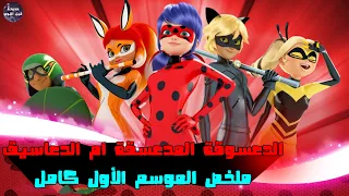 الدعسوقة المدعسقة ام الدعاسيق ملخص الموسم الأول من كرتون Miraculous Tales Of Ladybug Cat Noir 