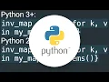 Reverse invert a dictionary mapping
