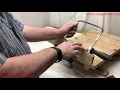 Harbor Freight 6 inch Coping Saw Use Demonstration and Overview