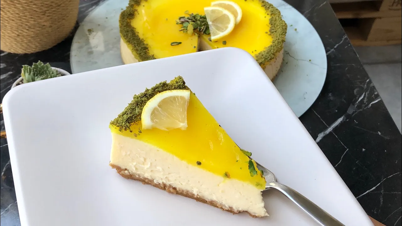 ÇATLAMAYAN ÇÖKMEYEN TAM ÖLÇÜ Vişneli Cheesecake Tarifi. 