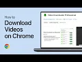 How To Download Any Video Using Google Chrome - Tutorial