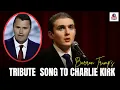 Download Lagu Barron Trump verrast het publiek met zijn zang op de begrafenis van Charlie Kirk | Een onvergetel...