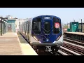 NYCT Subway R211A D Train Action in the Bronx Manhattan and Brooklyn First 3 Days of Service