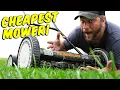 TESTING The Cheapest Lawn Mower On AMAZON