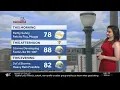 IMPACT Tropical downpours feels like upper 90s