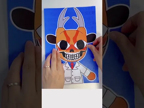 DIY Roblox Animal Hospital Halloween Dr. Harlow diysticker 로블록스 동물병원 할로윈 종이스티커#animalhospital