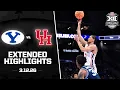 BYU vs Houston Extended Highlights 2026 Phillips 66 Big 12 Men s Basketball Tournament