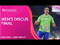 Men s discus final replay Roma 2024