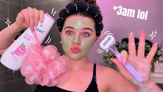 MY 3AM EVERYTHING SHOWER✨ (Hair Wash, Body Scrub, Shaving, Etc.) 