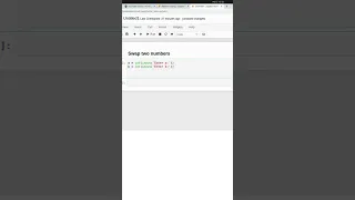 Python program to swap two numbers